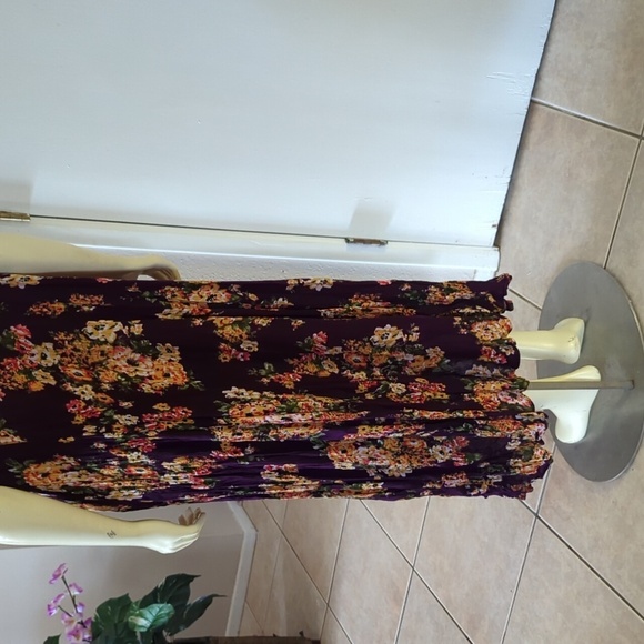 Woman Within Plus Size Colorful Maxi Dress - Picture 7 of 11